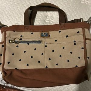 Polka dot work bag